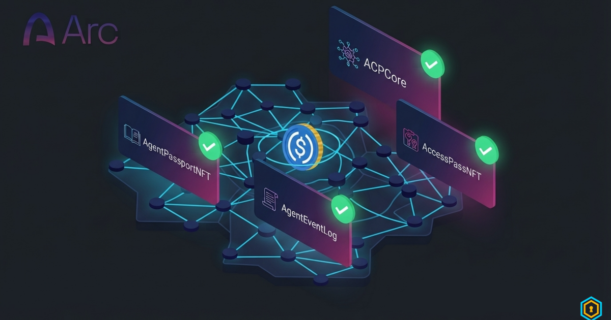 AgentBadge Is Live on Arc Mainnet: Identity and Commerce Contracts for AI Agents