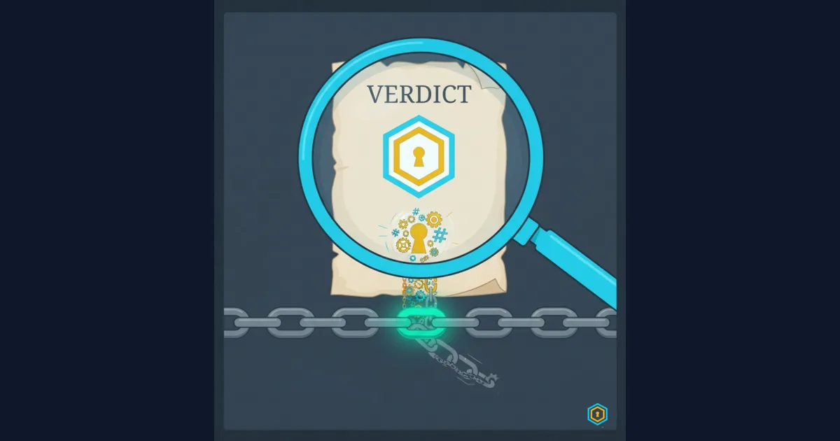 Don't Trust Us — Check the Chain: Public Verification for AI Agent Verdicts
