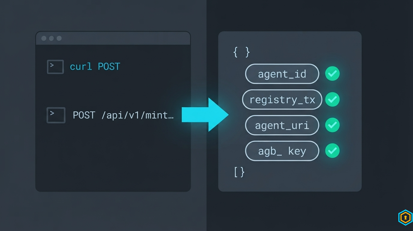 Request/response panel: curl on the left, the 201 JSON shape on the right