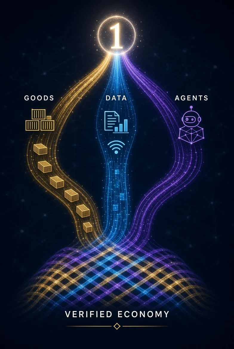 The Bedrij Principle: One Primitive for Infinite Agent Supply Chains